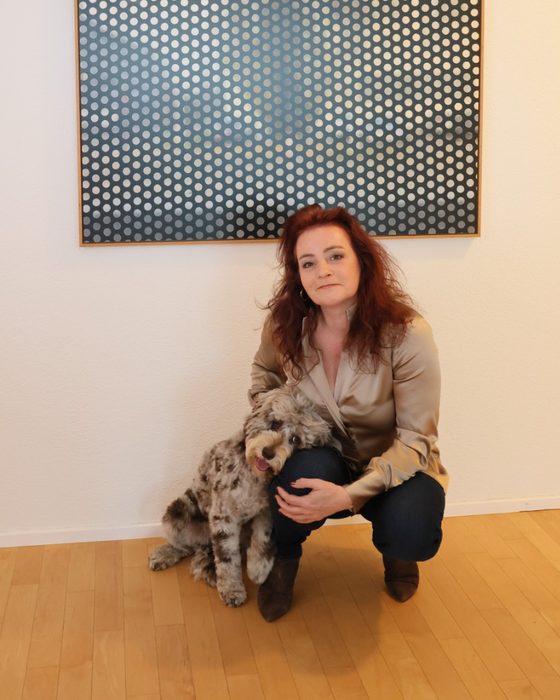 Catherine Bloch mit Pebbles